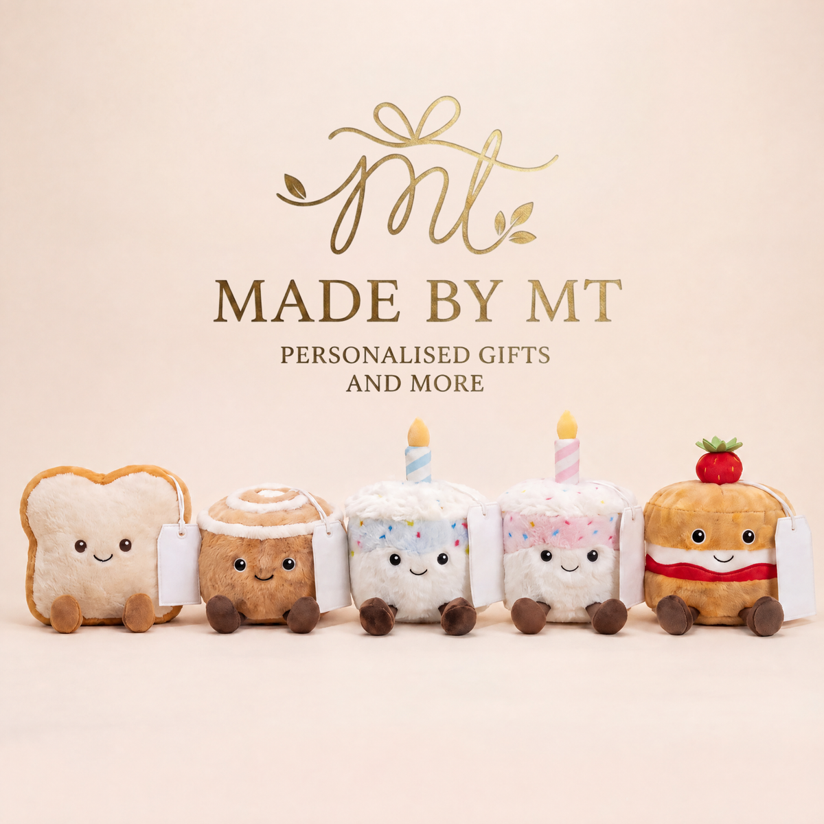 Personalised Food Plushies