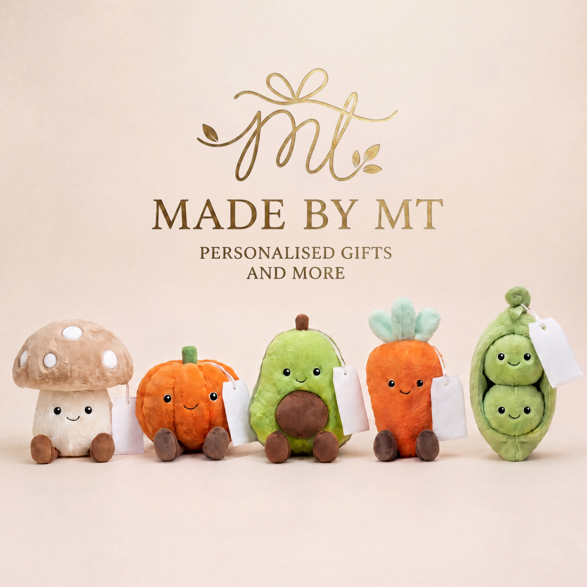 Personalised Food Plushies