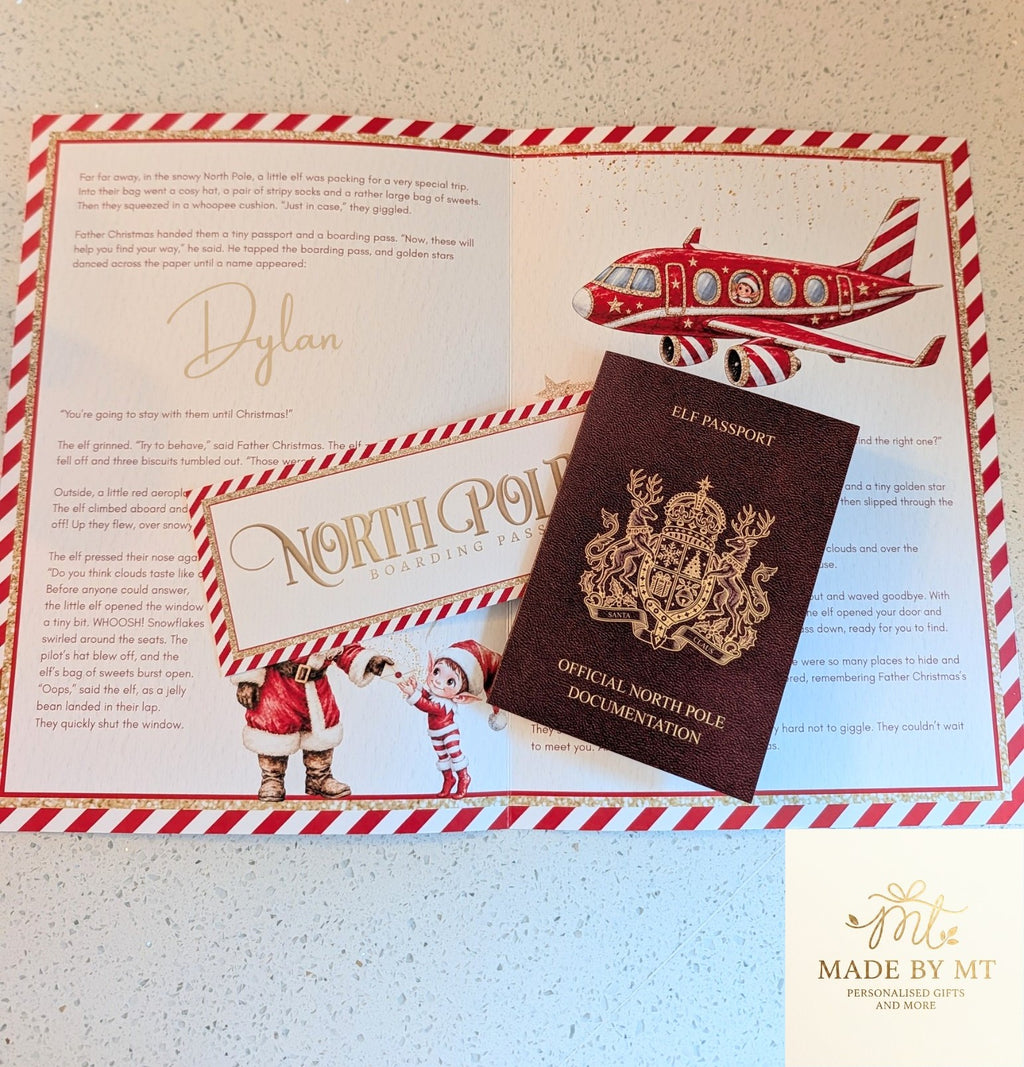 Elf official north pole documentation and story