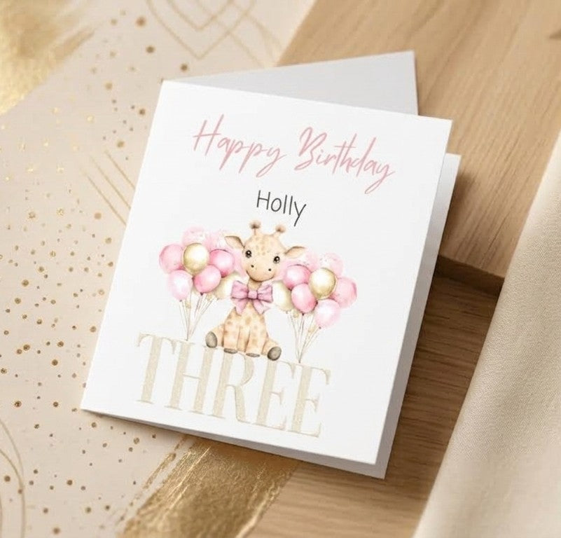 Personalised Birthday Card - baby/toddler