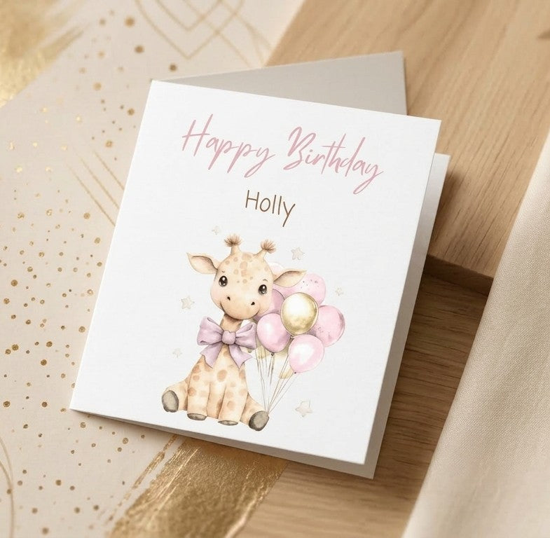 Personalised Birthday Card - baby/toddler