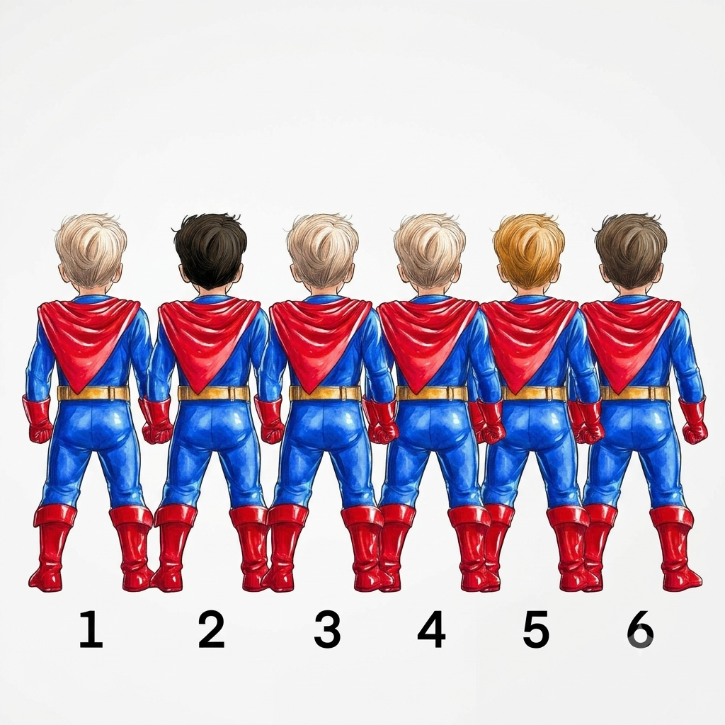 Super Hero Boy Button Pyjamas