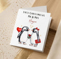 Penguin Mr & Mrs card