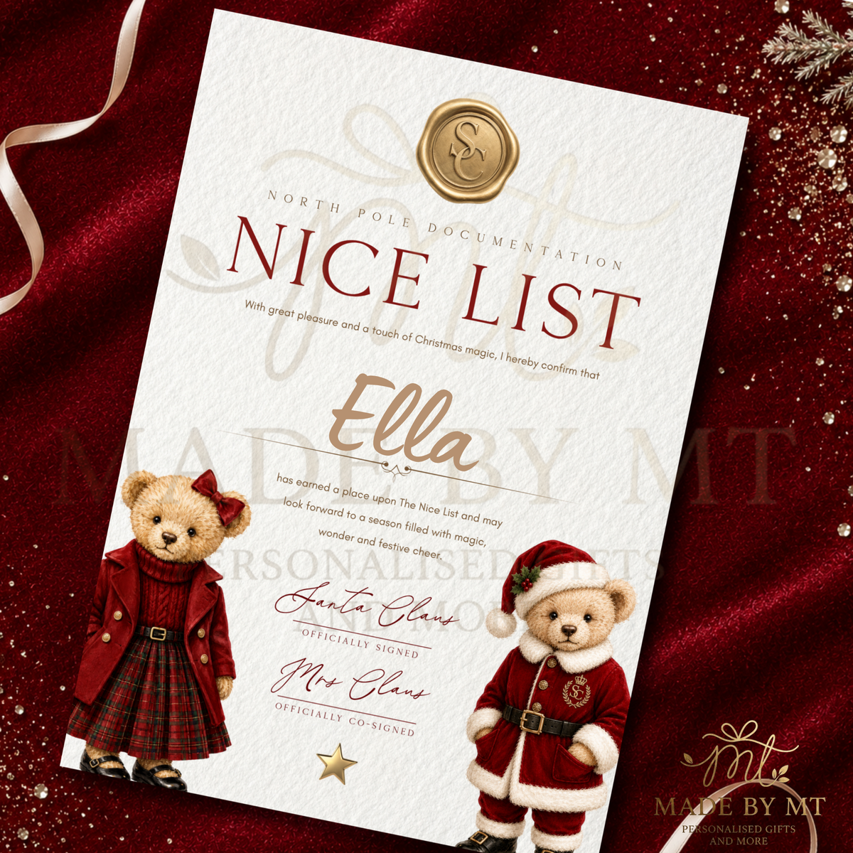 Nice List - Bears