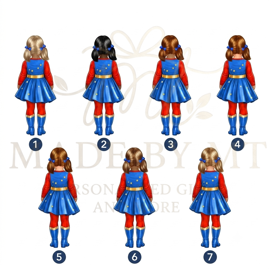 Super Hero Girl Button Pyjamas