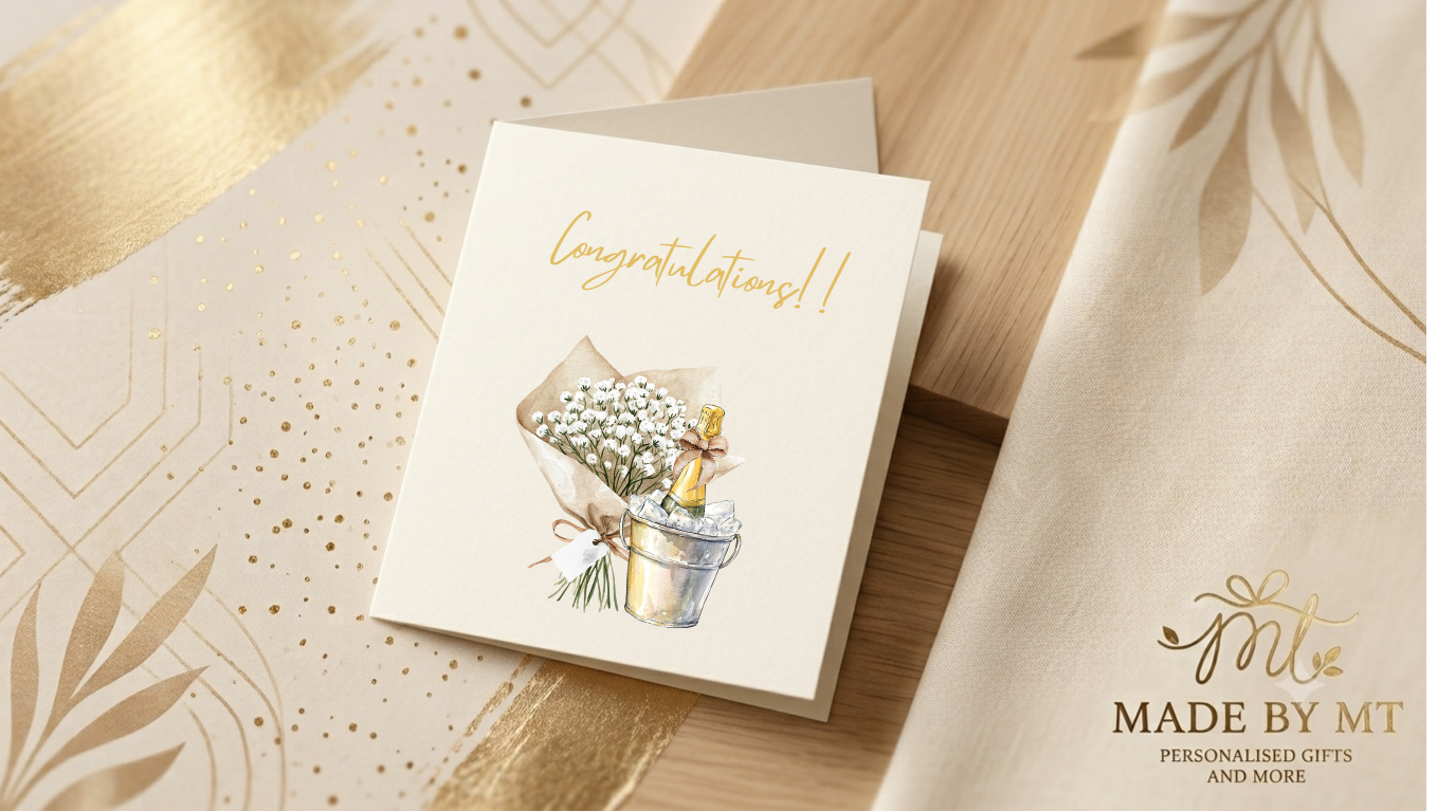 Congratulations greetings card