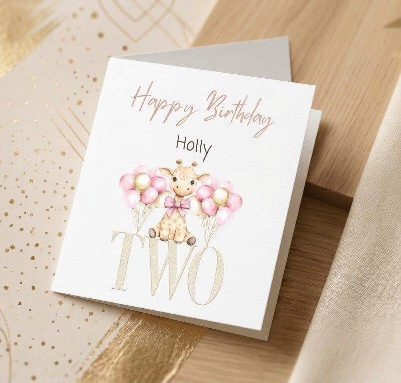 Personalised Birthday Card - baby/toddler