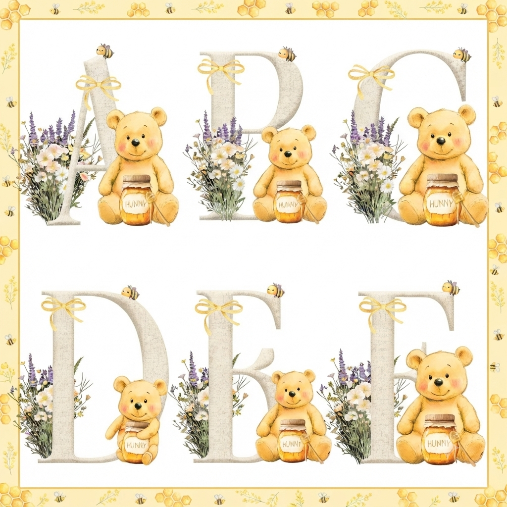 Honey bear initial pyjamas