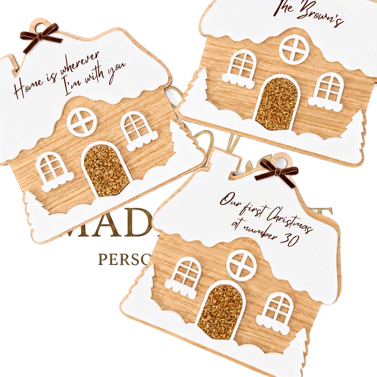 Personalised tree decoration