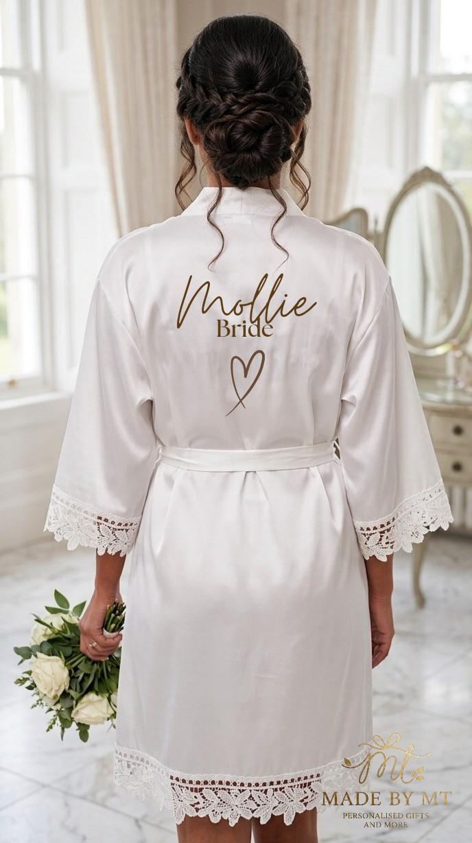 Personalised Bridal Robes