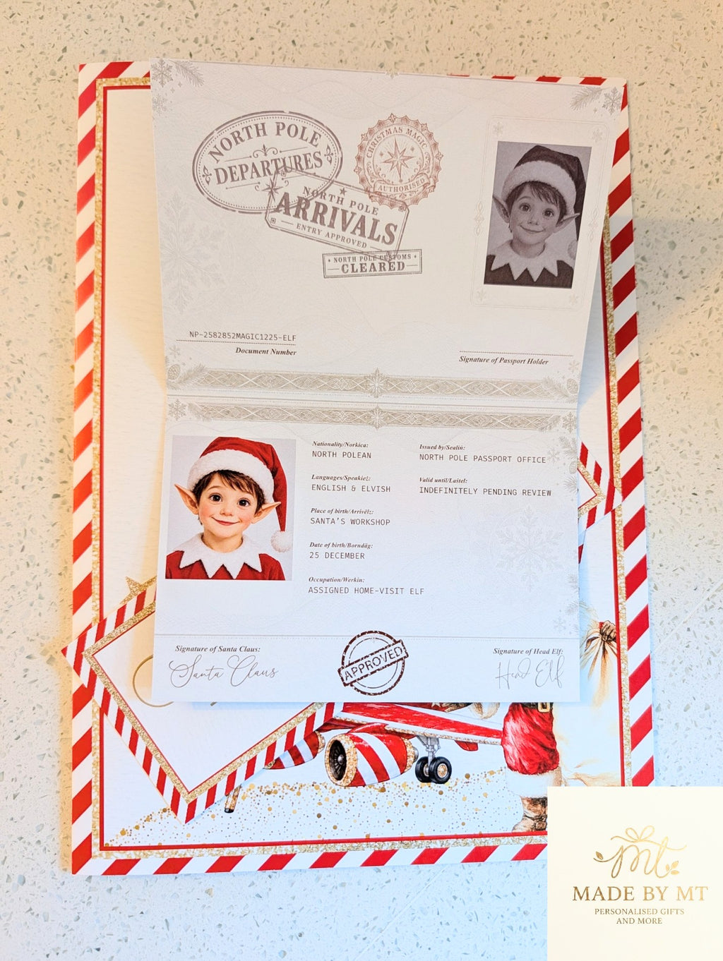 Elf official north pole documentation and story
