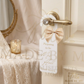 Acrylic bridal door hanger