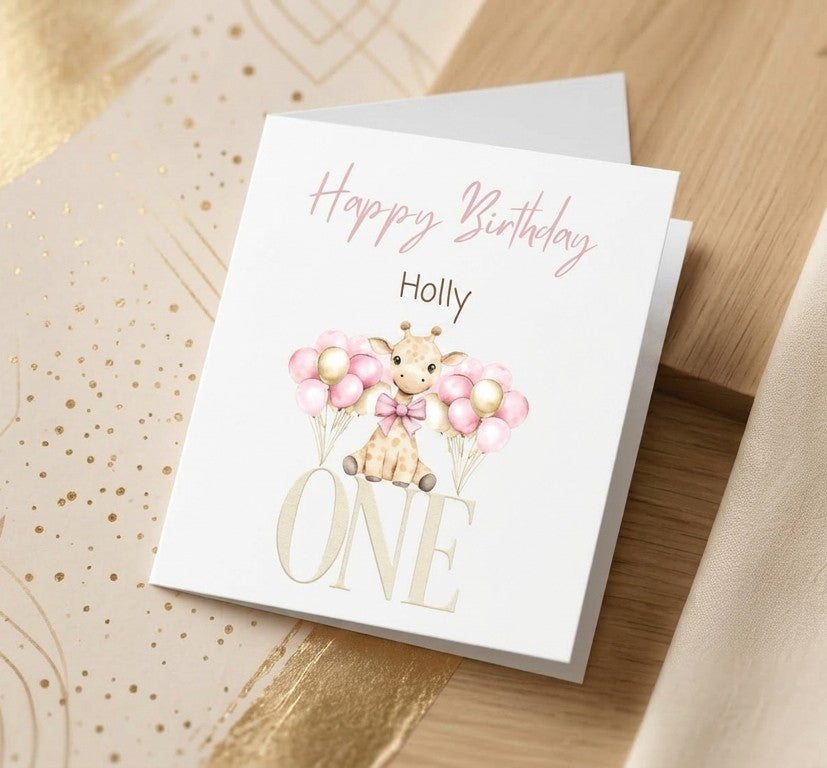 Personalised Birthday Card - baby/toddler