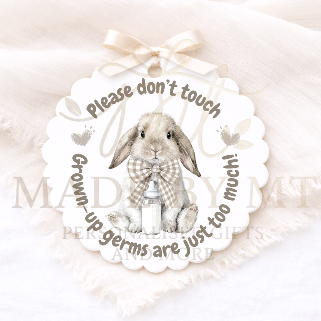 Please don't touch - pram charm