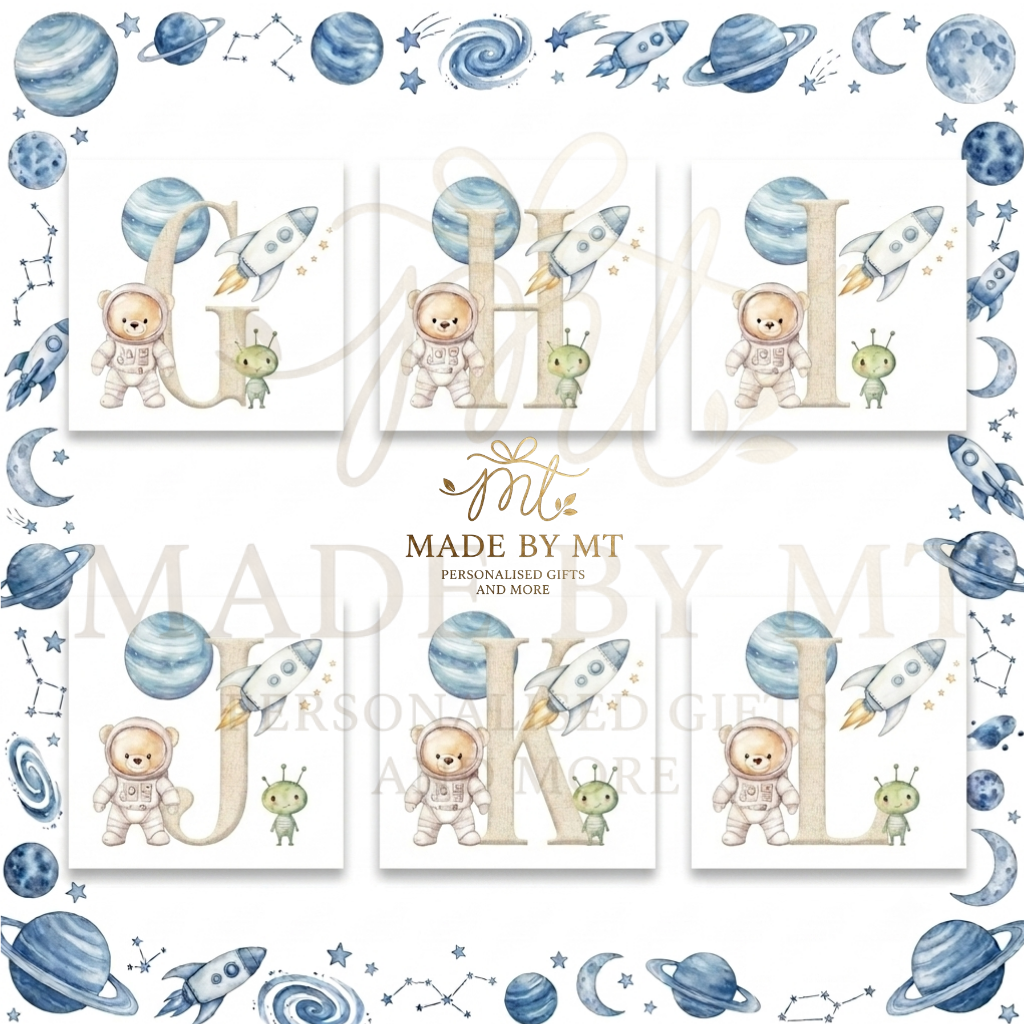 Blue Space Initial Pyjamas