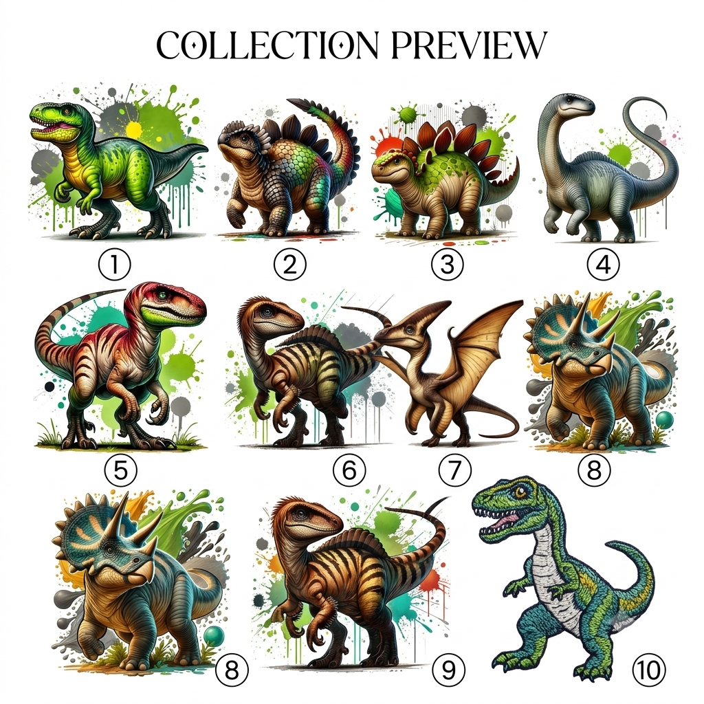 Dino - Medical Supplies Tin