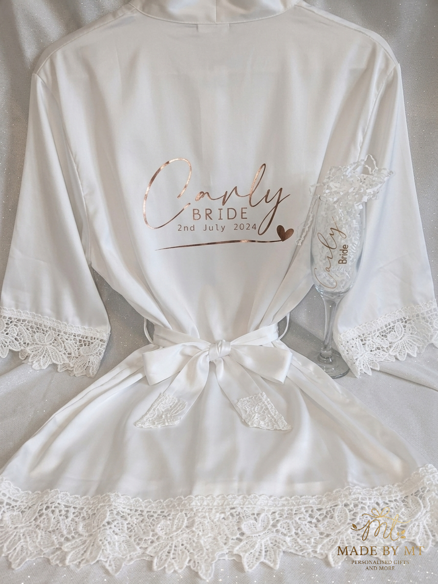 Personalised Bridal Robes